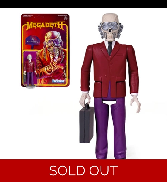 Megadeth Vic Rattlehead Reaction Figure
